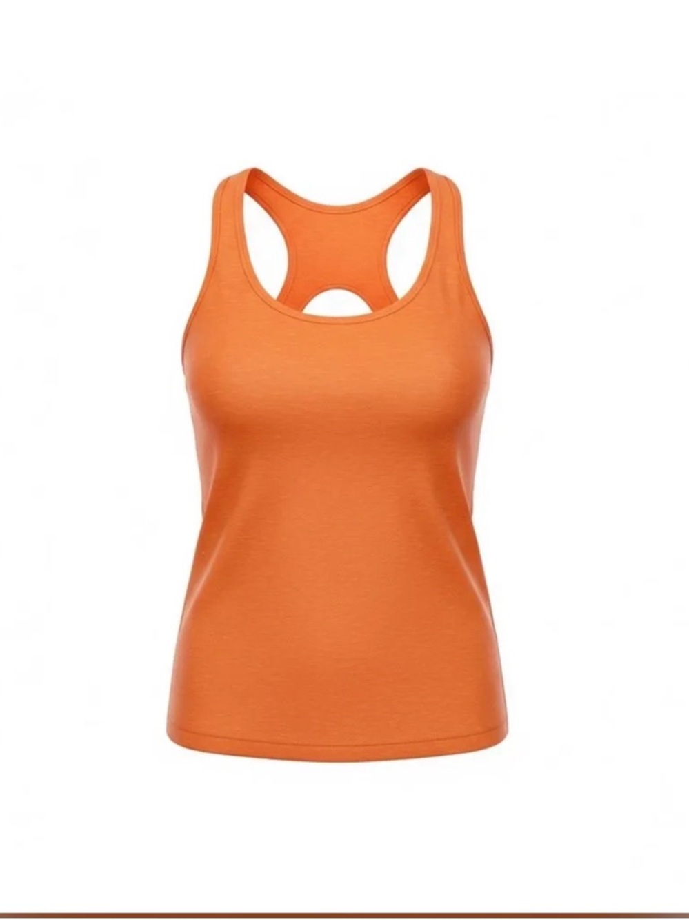 Athleta Bright Orange Racerback Tank